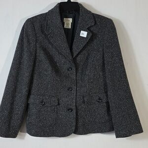 L.L Bean herringbone wool explorer blazer